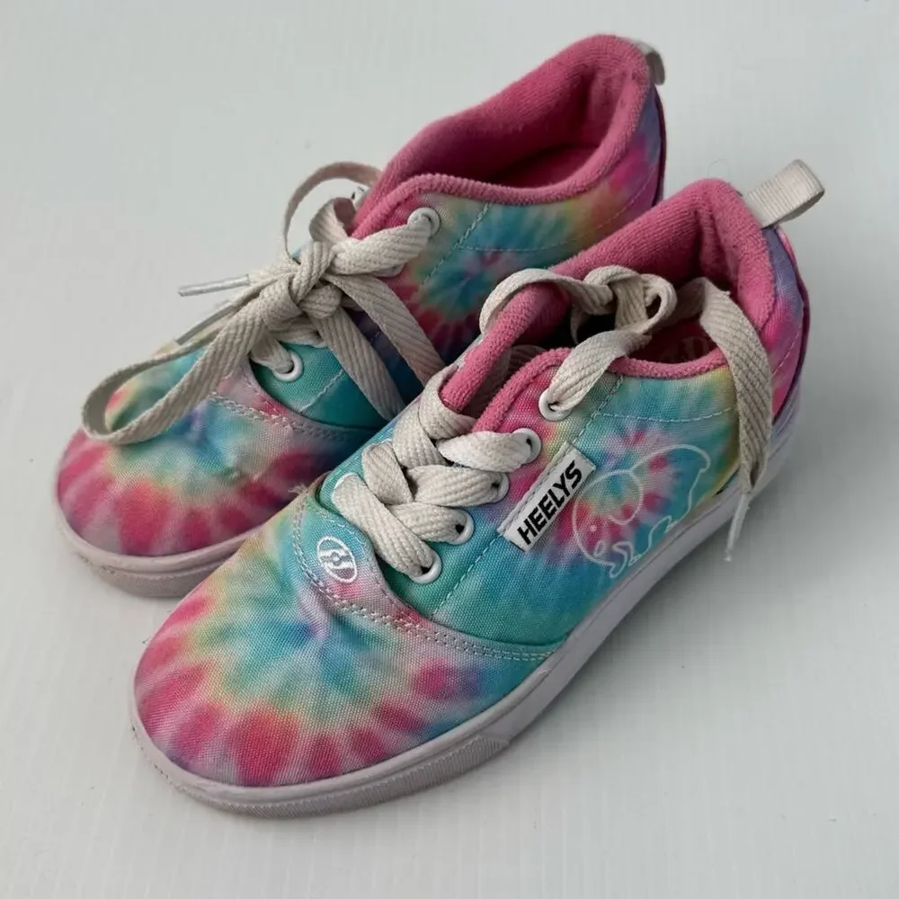 Heelys Kids Tie-Dye Pink Blue Sneakers